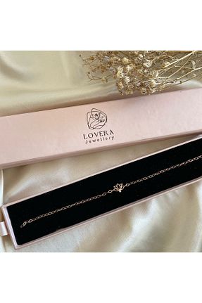 دستبند نقره صورتی زنانه 925 عیار Lovera Jewellery - کد 843891200