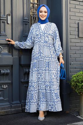 لباس حجاب سرمه ای زنانه رگولار Neva Style - کد 851094931