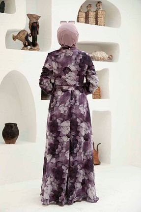 لباس حجاب صورتی زنانه رگولار Neva Style - کد 242548336