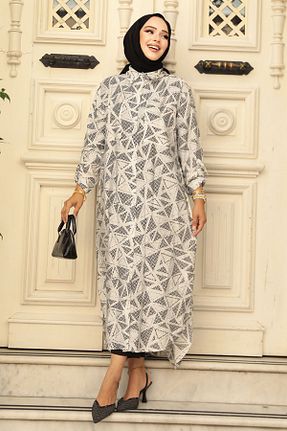 تونیک حجاب نباتی زنانه بافتنی Neva Style - کد 847746949