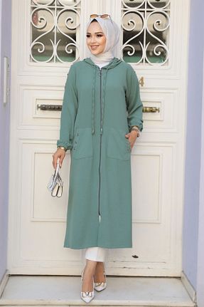 کلاه و ابایا سبز زنانه مخلوط پلی استر Neva Style - کد 734327927