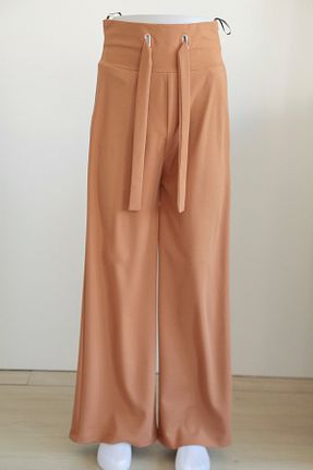 شلوار حجاب قهوه ای زنانه پلی استر Neva Style - کد 744565111