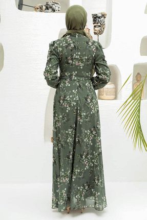 لباس حجاب خاکی زنانه رگولار Neva Style - کد 257604713