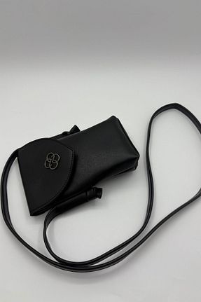کیف دوشی مشکی زنانه چرم مصنوعی Bersia - کد 922697576