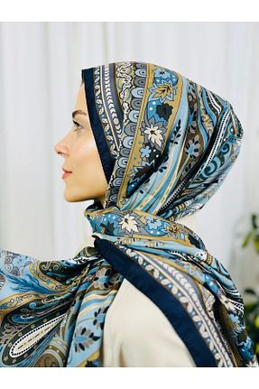شال زرد زنانه پنبه ای kubbe - کد 926511221