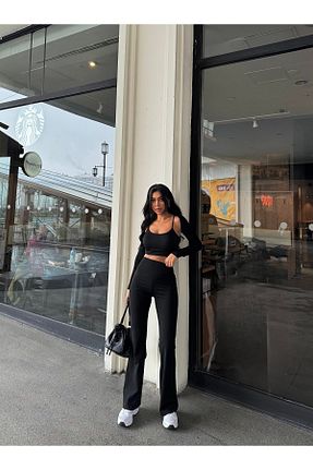 ساق شلواری مشکی زنانه بافتنی DNDO WEAR - کد 905839823