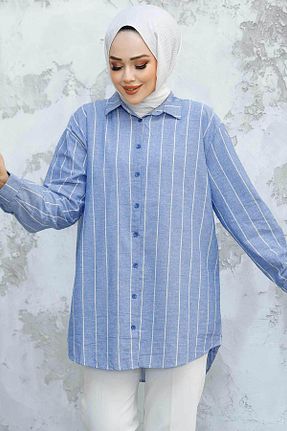 پیراهن حجاب بژ زنانه رگولار Neva Style - کد 894828325