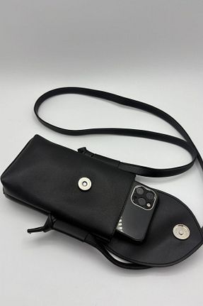 کیف دوشی مشکی زنانه چرم مصنوعی Bersia - کد 922697576
