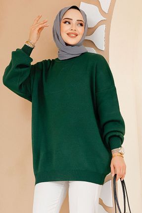 تونیک حجاب سبز زنانه پنبه ای Neva Style - کد 882557172