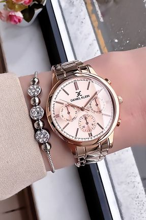 ساعت مچی صورتی زنانه 36-40 میلی متر Daniel Klein - کد 354526039