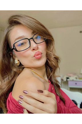 عینک محافظ نور آبی مشکی زنانه 52 LOOKUP - کد 921916210