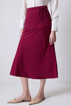 دامن حجاب زرشکی زنانه Relaxed Touche Prive - کد 926523212