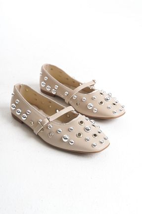 بابت بژ زنانه چرم مصنوعی Liza Shoes - کد 926518788
