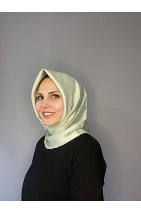شال سبز زنانه پلی استر The Message - کد 926639483