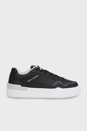 کفش اسنیکر مشکی مردانه بند دار Armani Exchange - کد 926643554