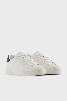 کفش اسنیکر نباتی مردانه بند دار Armani Exchange - کد 926704673