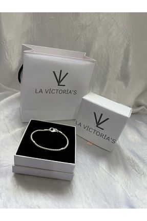 دستبند نقره زنانه 925 عیار la victorias - کد 903562921