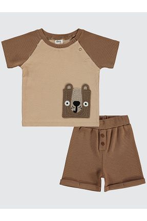 ست نوزادی قهوه ای بچه گانه پنبه ای Civil Baby - کد 926542581