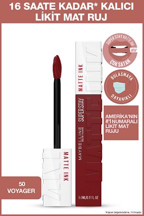 رژ لب زرشکی مات Maybelline New York - کد 1263001