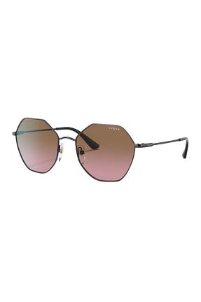 عینک آفتابی قهوه ای زنانه UV400 Vogue - کد 136297447