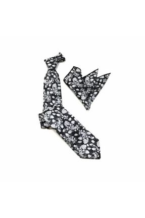 کراوات مشکی مردانه میکروفیبر VENCHY - کد 107306553