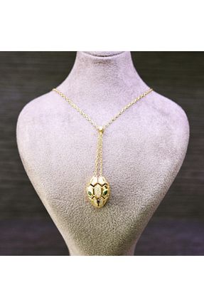 گردنبند نقره طلائی زنانه 925 عیار QUEEN of HEARTS - کد 136376382