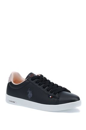 کفش اسنیکر مشکی زنانه بند دار U.S. Polo Assn. - کد 137035064
