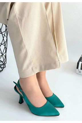 کفش مجلسی سفید زنانه پاشنه نازک HACESHOP - کد 924707458