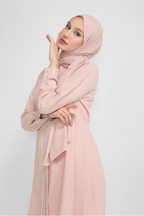 تونیک حجاب صورتی زنانه پلی استر Alvina - کد 874941285