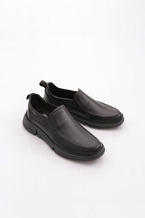 کفش کژوال مشکی مردانه چرم خالص Dgn - کد 924732226