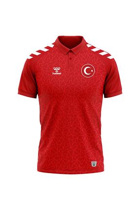 تیشرت اسپرت قرمز زنانه رگولار hummel - کد 924747699