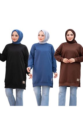 تونیک حجاب رنگی زنانه پنبه پلی استر Bala Giyim - کد 923109236