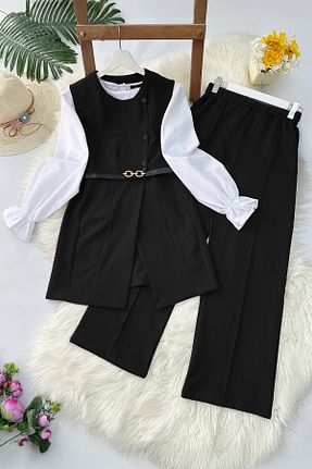 ست بالاتنه و پائین تنه حجاب رنگی زنانه رگولار MODAQU - کد 924751024