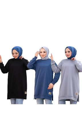 تونیک حجاب رنگی زنانه پنبه پلی استر Bala Giyim - کد 923108922