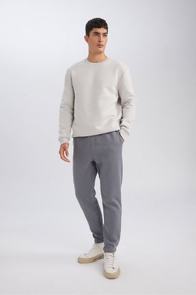 شلوار کرمگن طوسی مردانه Relaxed Defacto - کد 861452140