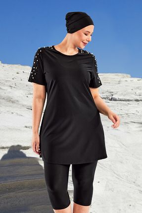مایو حجاب مشکی زنانه ساده Adasea - کد 924757222