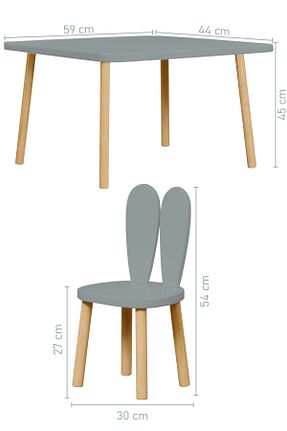 میز بازی و فعالیت طوسی چوب kaplumbaa - کد 921516618