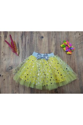 دامن زرد بچه گانه پلی استر Trendy Mall - کد 928642398