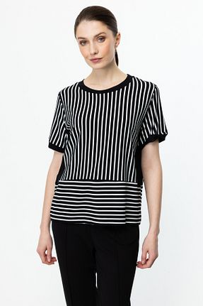 بلوز مشکی زنانه Straight ON - کد 924771256