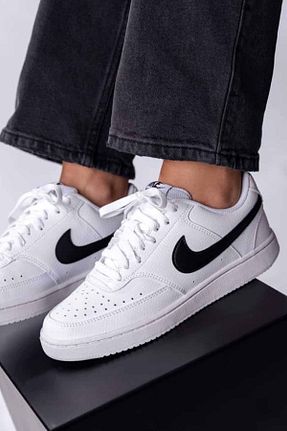 کفش اسنیکر سفید زنانه چرم اصل Nike - کد 924779791