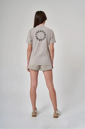 شلوارک و برمودا بژ زنانه بافتنی Exuma - کد 924796801