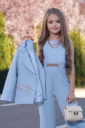 سرهمی آبی بچه گانه بدون آستین Riccotarz - کد 822513032