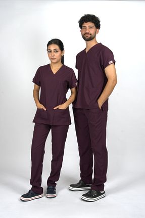 لباس کار بنفش SEZA TEKSTİL - کد 924805221