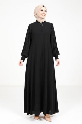 کلاه و ابایا مشکی زنانه پنبه ای Beyza - کد 288624119