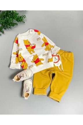 ست نوزادی نارنجی بچه گانه پنبه ای PEAR BABY - کد 886576316