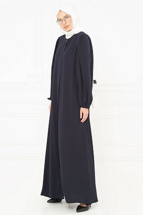 کلاه و ابایا سرمه ای زنانه پنبه ای Beyza - کد 97422596