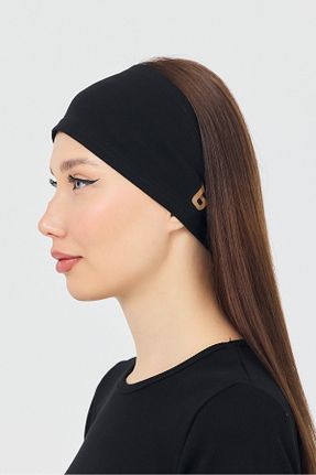 کش سر مشکی زنانه پنبه ای Butikgiz - کد 924819362