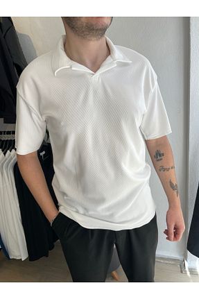 تیشرت سفید مردانه رگولار PLUS MAN - کد 924828759