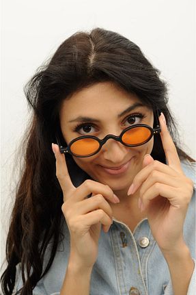 عینک آفتابی نارنجی زنانه UV400 gulflower nude - کد 169993096