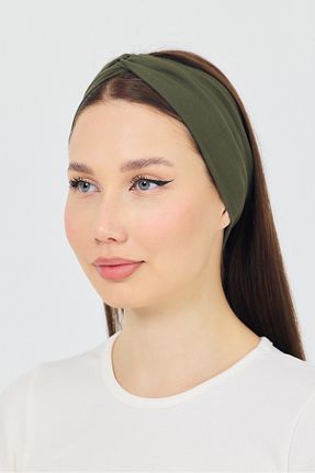باندانا خاکی پنبه ای Butikgiz - کد 925003664